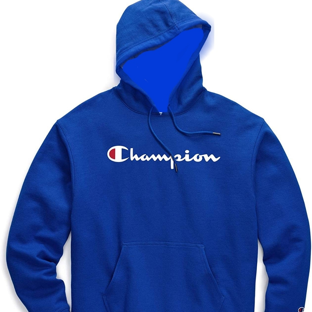 Champion Pull over Hoodie. Small Blue Women's. NWT.